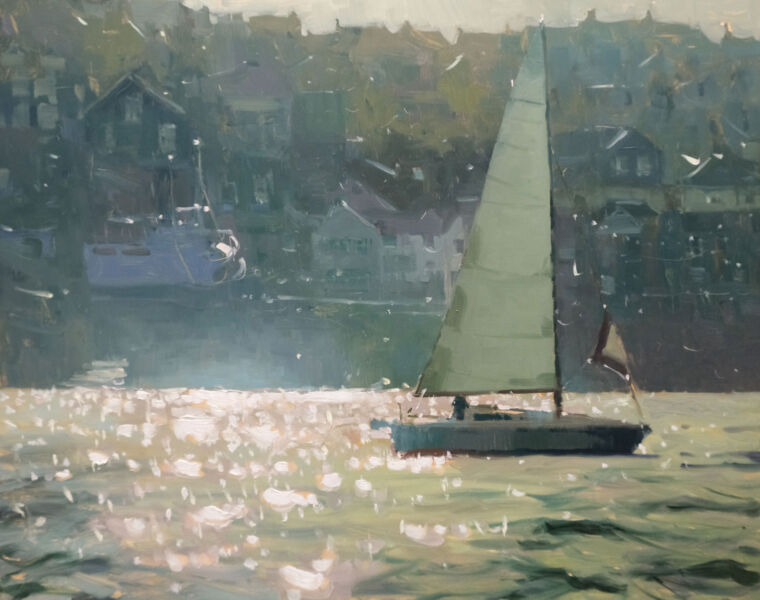 Morning light in Polruan