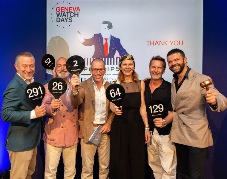 Phillips Auction at Geneva Watch Days Raises CHF 185,900 for Watchmaking School