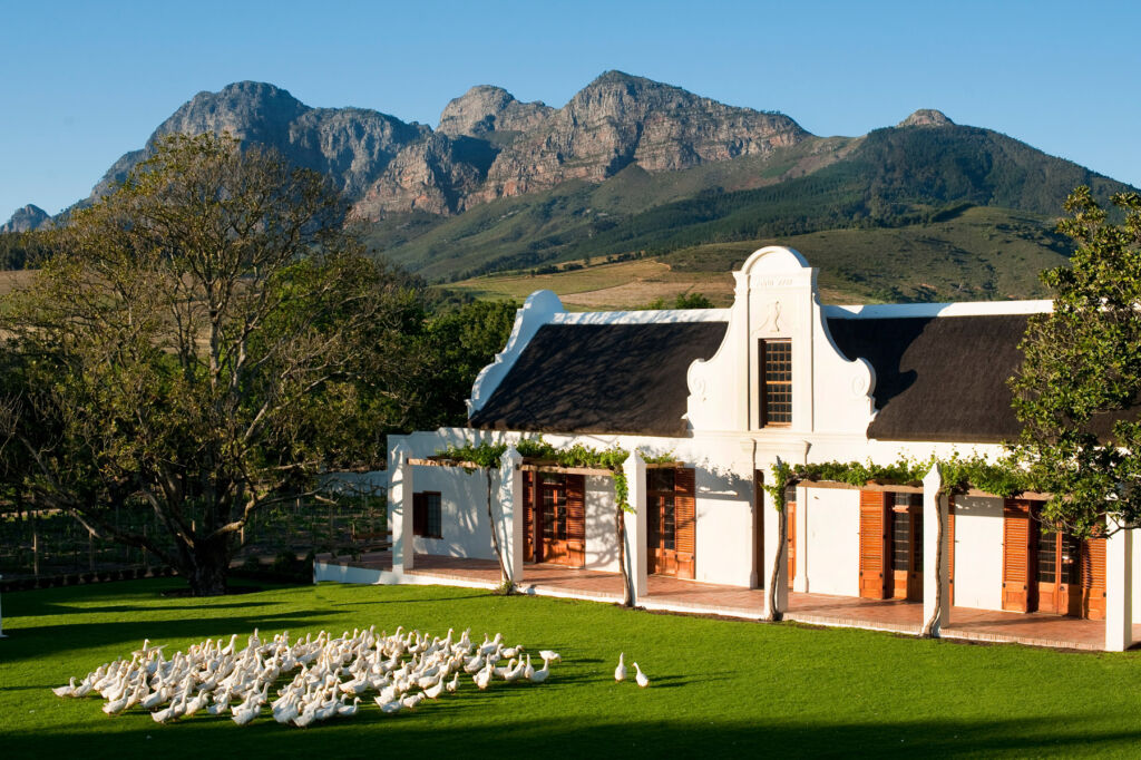 The 18th-century manor house at Babylonstoren