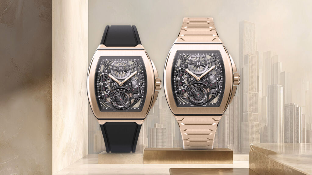 The two variants of the timepiece