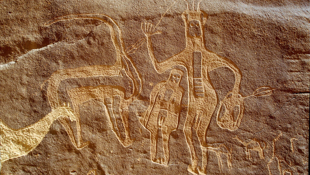 Saudi Arabia's UNESCO Treasures: Discover Eight Timeless Wonders 17 Ancient carvings on rock depicting people and animals