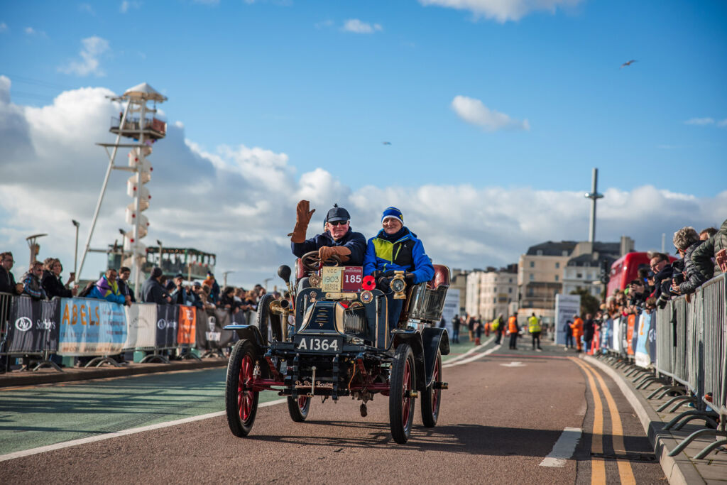 A car entering Brighton