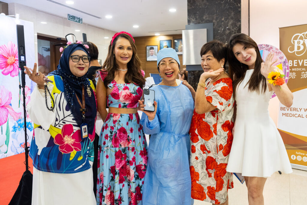 Guests and staff at the Malaysia Day event