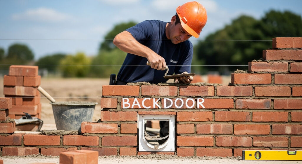 Promises and Power: Navigating Europe’s Future amid Global Change 7 A builder constructing a brick wall