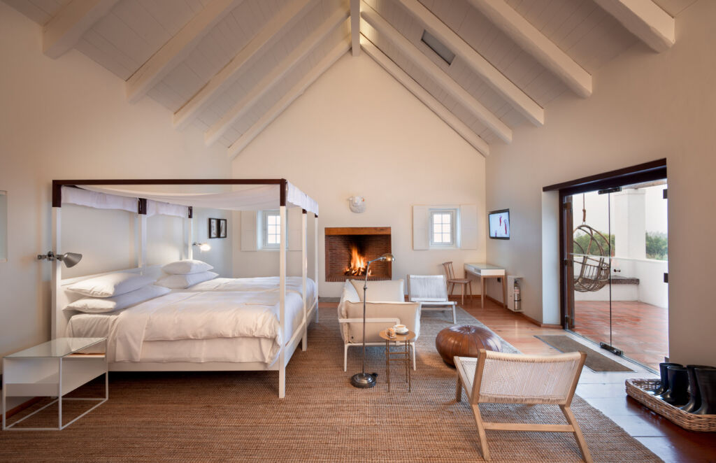 Inside one of the Fynbos Cottage bedrooms