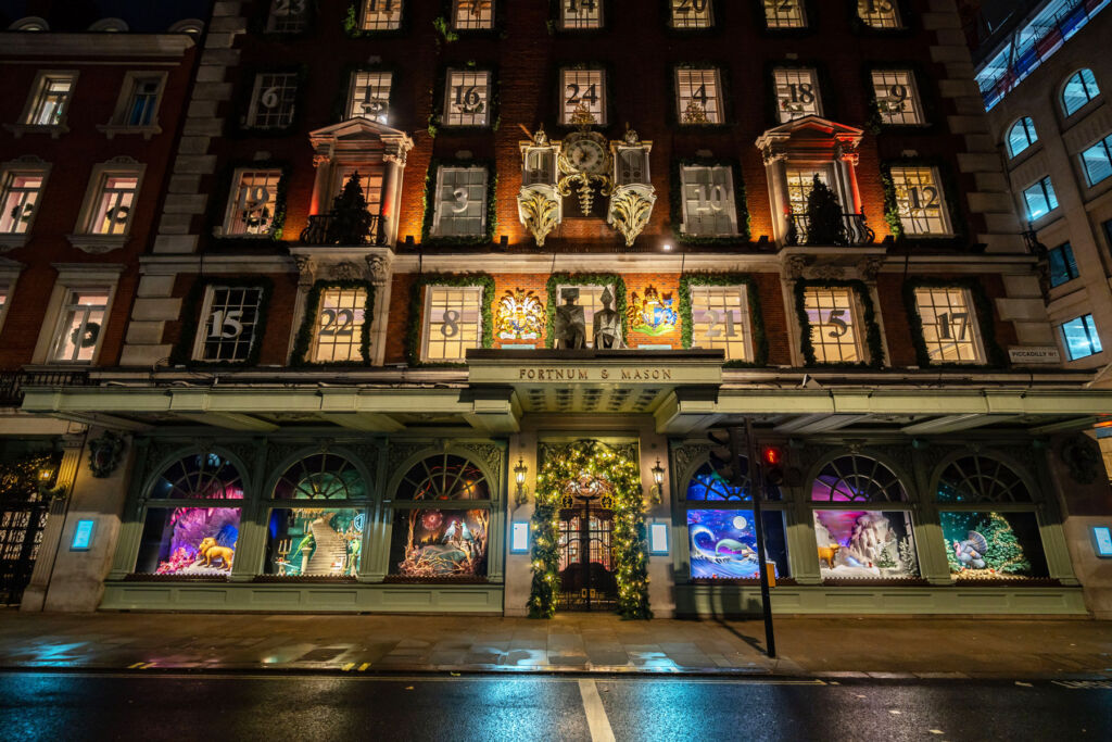 Fortnum & Mason Unveils Magical 2025 Christmas Windows on Piccadilly