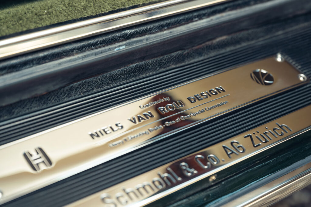 The etched chrome foot plate