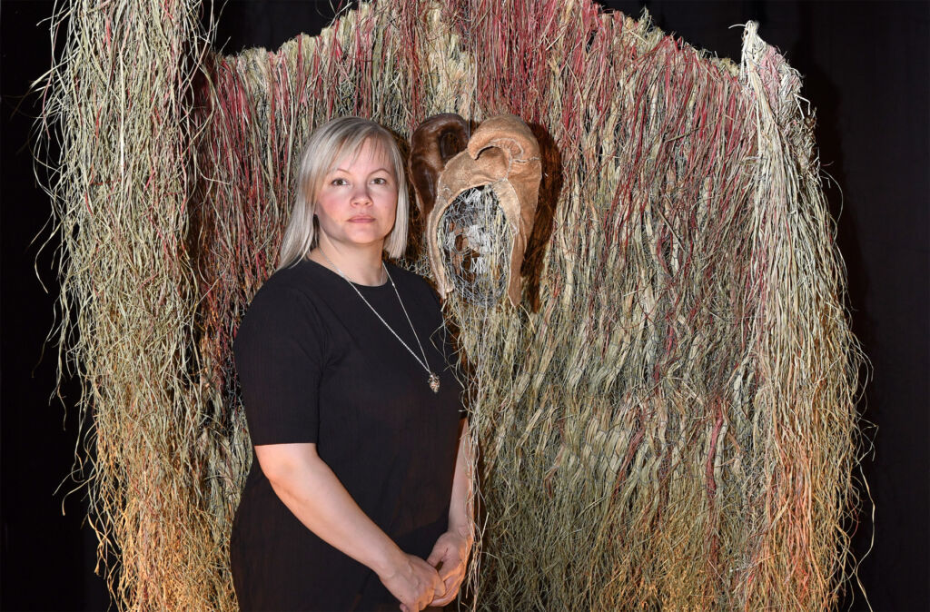 A photograph of the artist by Jonathan Watts