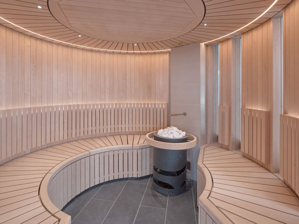 Elevate Your Wellbeing: Meet the Serenity Sommelier at Chelsea Waterfront 12 The traditional sauna in the wellness centre
