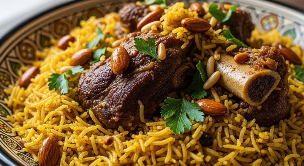 The country's iconic Kabsa dish
