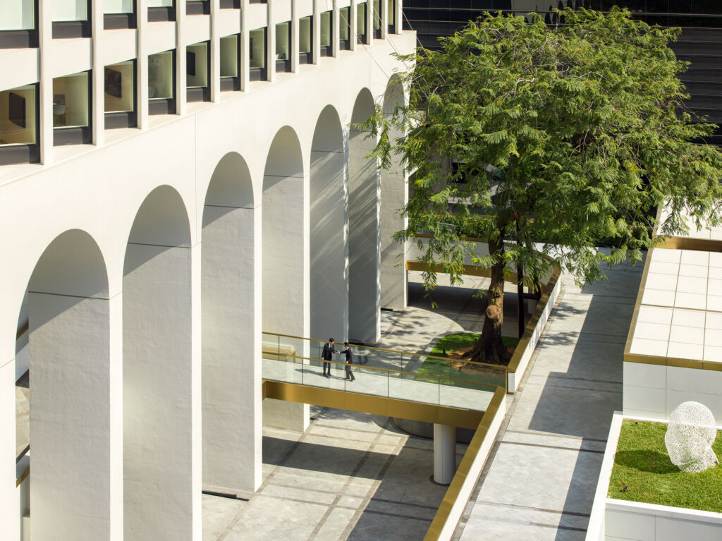 Unlocking Excellence: The Murray, Hong Kong Honoured with Michelin Key 11 A photograph showing the unique architectural features