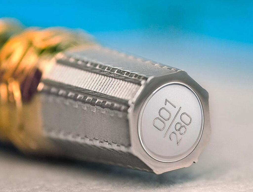 The Montegrappa Montgolfier Collection: A Tribute to Human Spirit and Mastery 9 The numbering on the cap of each of the limited edition pens