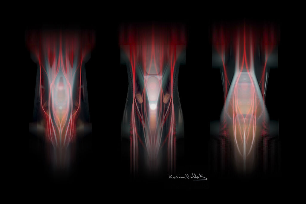 Sketches from the development phase of the hypercar