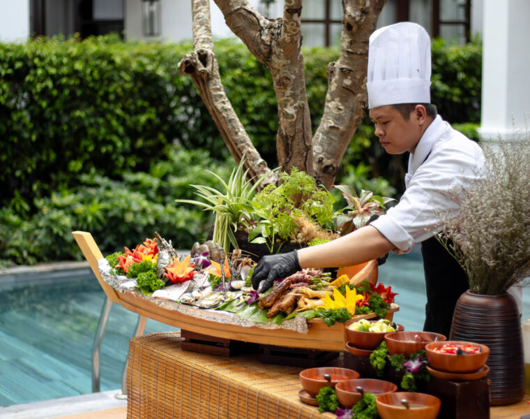 Discover Gourmet Barbeque Elegance at Anam Cam Ranh’s Hilltop Pool Villas