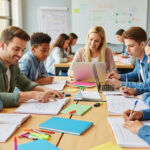 Children attending a homework hub