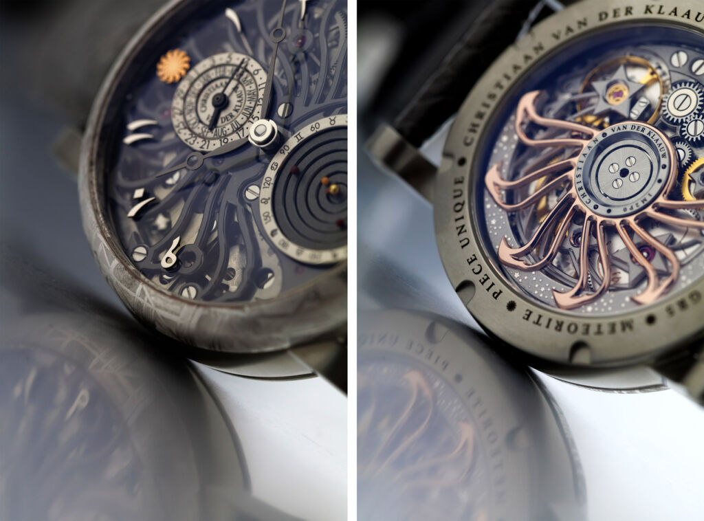 A Celestial Masterpiece: The Christiaan van der Klaauw Planetarium ‘Julie’ 10 Two photographs one of the front of the timepiece and one of the rear