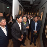 Dignitaries and invited guests at the opening of the gallery