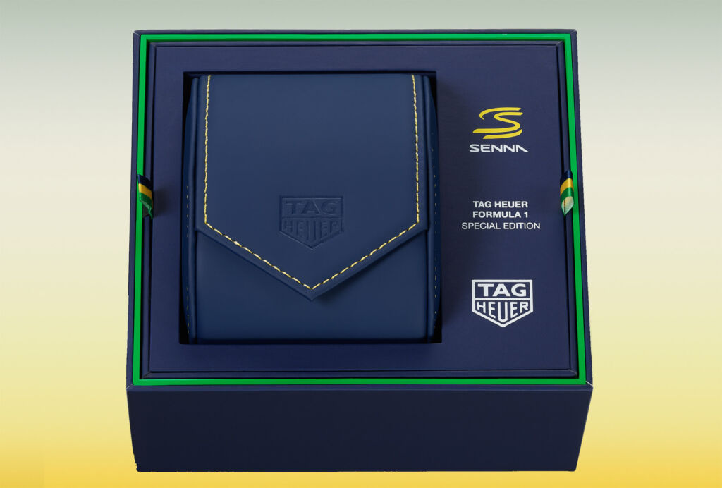 Designed to Win: The New TAG Heuer Ayrton Senna Special Edition Watches 13 The navy blue Senna watch case